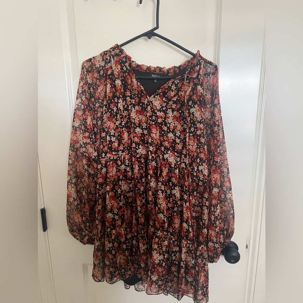 Floral long sleeve blouse